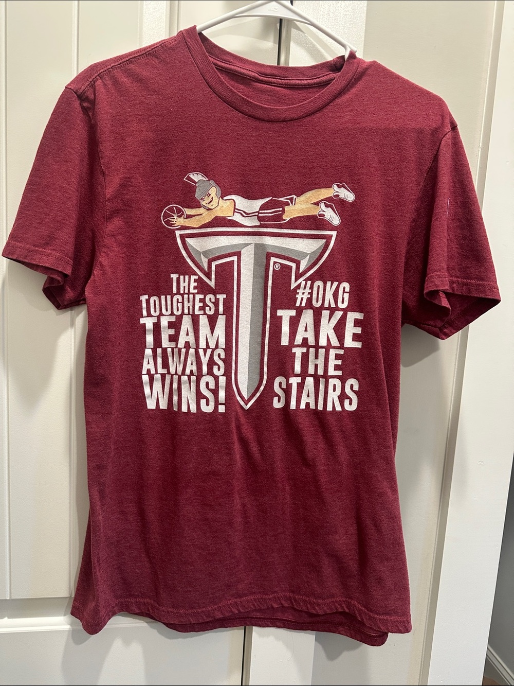 Maroon Graphic Tee with Bold Team Logo